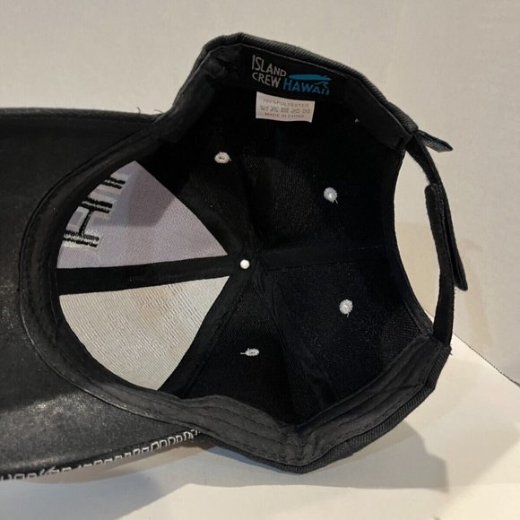 Kauai Hawaii Black Color Dad Hat Island Crew Preowned Adjustable Clean - Picture 8 of 8